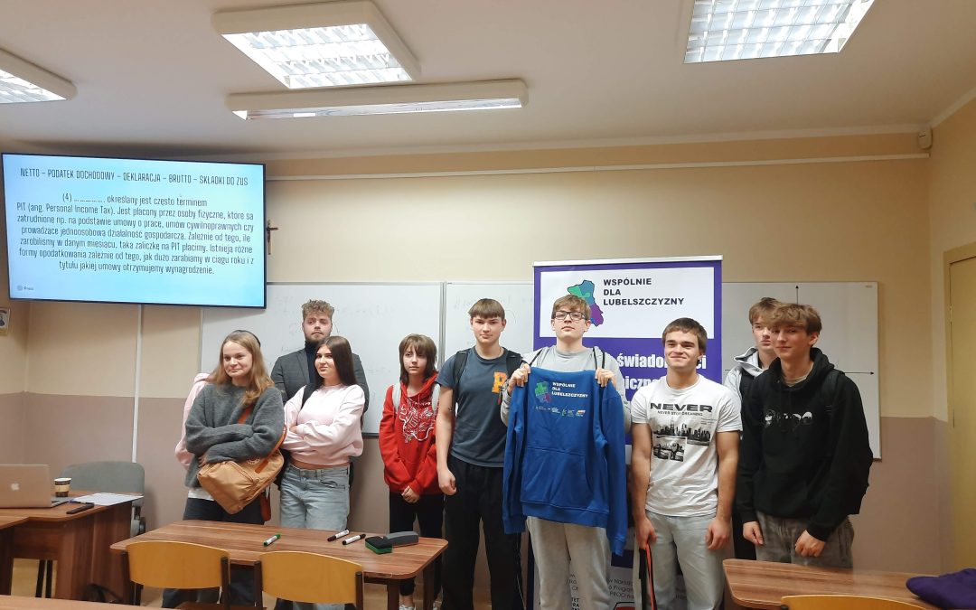 Warsztaty ekonomiczne ze Stowarzyszeniem Wspólnie dla Lubelszczyzny