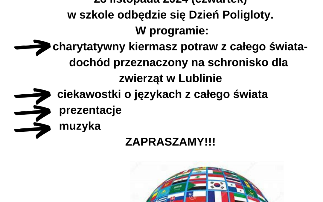 Dzień Poligloty – 28 listopada 2024 (czwartek)