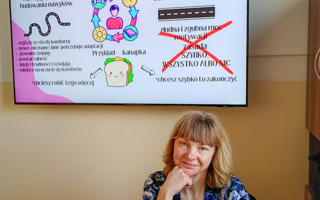 mgr Sonia Żukowska w LO Sobieskiego