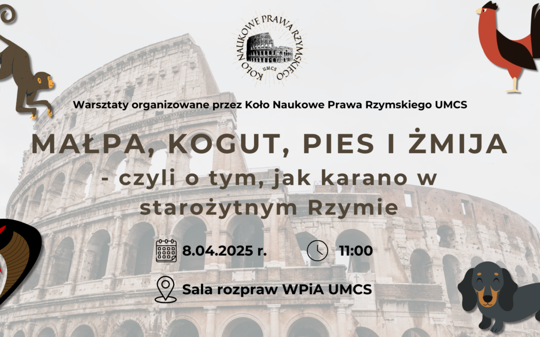 Profil prawniczy na warsztatach z rzymskiego prawa karnego