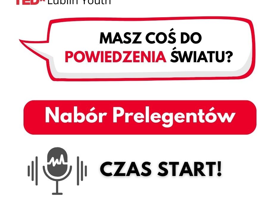 TEDxYouth Lublin – zgłoś się do udziału