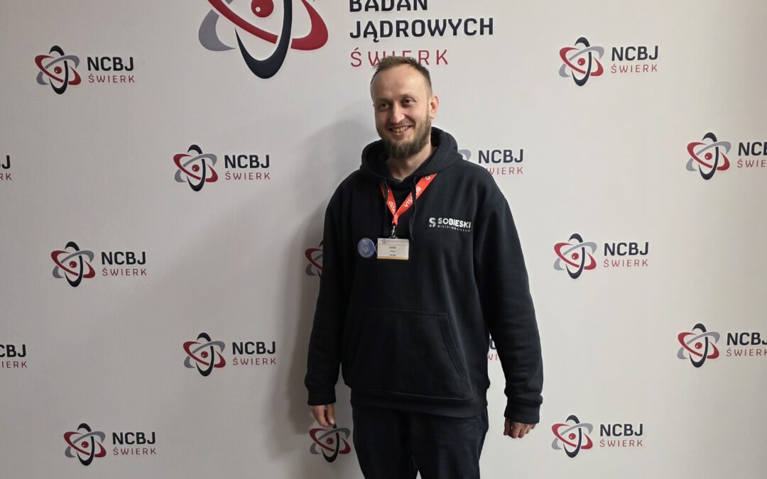Grzegorz Zawadzki na szkoleniu CERN w Genewie
